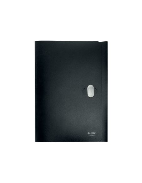 Carpeta Leitz Recycle Gomas Tres Solapas Din A4 Polipropileno Negro