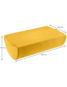Reposapies De Escritorio Leitz Active Ergo Cosy Color Amarillo 260X140X405 Mm 2