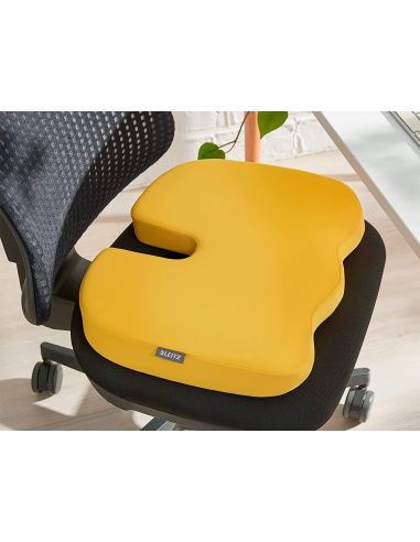 Cojin De Asiento Leitz Active Ergo Cosy Color Amarillo 355X75X455 Mm