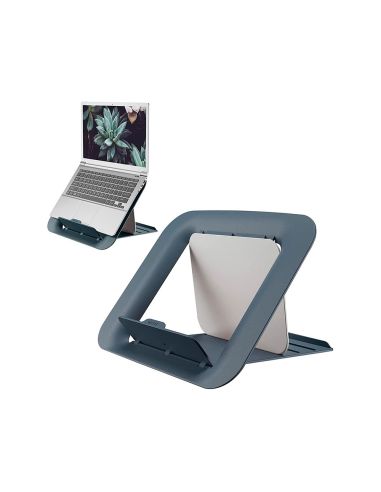 Soporte Para Portatil Leitz Ergo Cosy Ajustable 4 Alturas Color Gris 310X50X247 Mm