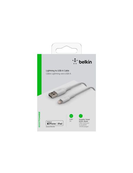 Cable Lightning Belkin Caa001Bt2Mwh A Usb-A Boost Charge Longitud 2 M Color Blanco