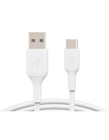 Cable Belkin Cab001Bt2Mwh Usb-C A Usb-A Boos Charge Longitud 2 M Color Blanco