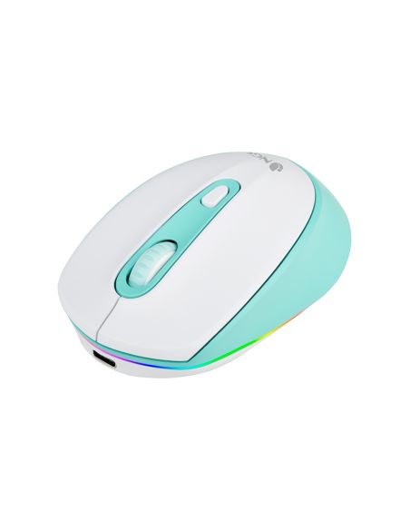 Raton Ngs Smog Optico 1000/1600/2400 Dpi Inalambrico 3 Botones Receptor Usb 2,4 Ghz Luces
