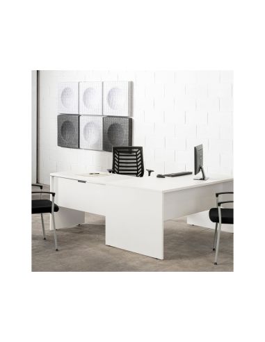 Mesa De Oficina Rocada Work 2000Ab02 Gris/Gris 120X60 Cm