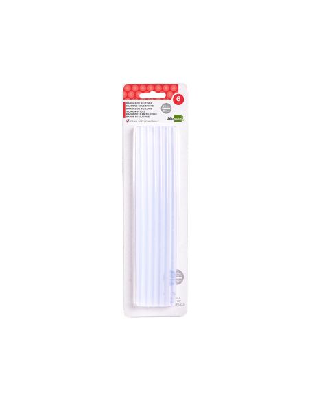Barra Termofusible Liderpapel De 11 Mm De Diametro X 200 Mm De Largo Blister De 6 Unidades