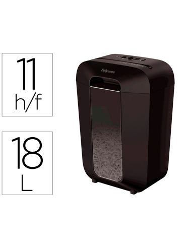Destructora De Documentos Fellowes Lx-70D Capacidad 11H Seguridad P4 Destruye Grapas Clips Y Tarjeta Papelera 18 L