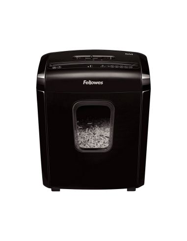 Destructora De Documentos Fellowes Lx-25M Capacidad 6H P4 Destruye Grapas Clips Y Tarjeta Papelera 11,5 L
