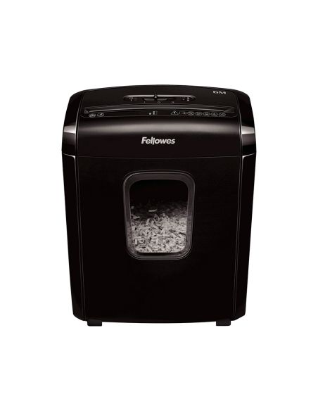 Destructora De Documentos Fellowes Lx-25M Capacidad 6H P4 Destruye Grapas Clips Y Tarjeta Papelera 11,5 L