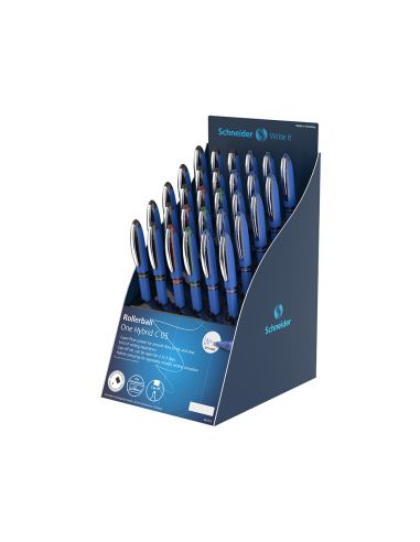 Roller Schneider One Hybrid Punta Conica 0,5 Mm Expositor De 30 Unidades Colores Surtidos 168X315X218 Mm