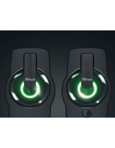 Altavoces Trust Gemi 2.0 Potencia Maxima 12W Iluminacion Led Control De Volumen Y Conexion