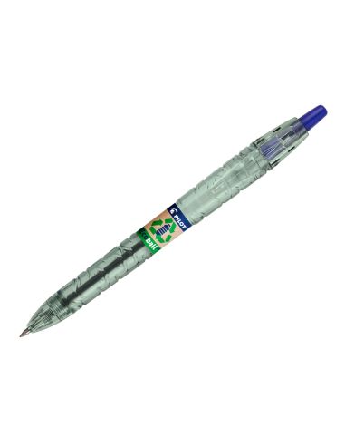 Boligrafo Azul Pilot Ecoball Plastico Reciclado Tinta Aceite Punta De Bola 1 Mm Color