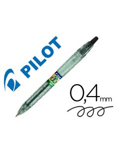 Boligrafo Negro Pilot Ecoball Plastico Reciclado Tinta Aceite Punta De Bola 1 Mm