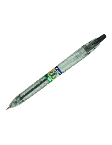 Boligrafo Negro Pilot Ecoball Plastico Reciclado Tinta Aceite Punta De Bola 1 Mm