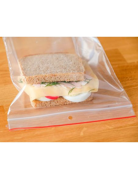 Bolsa Plastico Autocierre Q-Connect 60X80 Mm Paquete De 100 Unidades