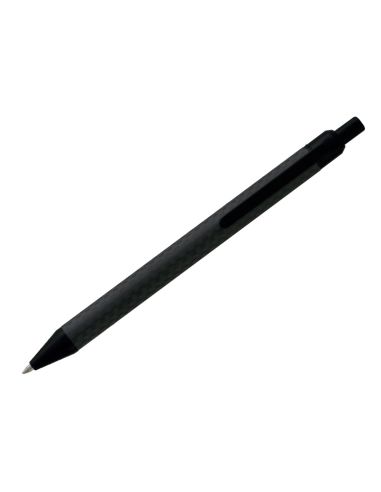 Boligrafo Belius Potsdam Negro Cuerpo Fibra Carbon Tinta Gel Azul En Estuche