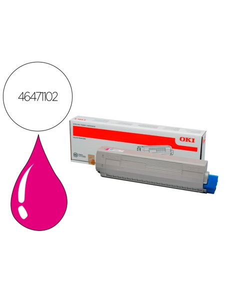 Toner Oki Laser 46471102 C823Dn Magenta 7000 Paginas