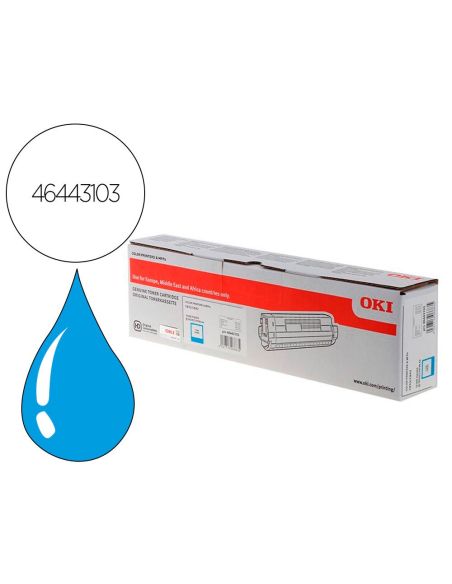Toner Oki Laser 46443103 C833 / C843 Cian 10000 Paginas|Libreriasalesiana