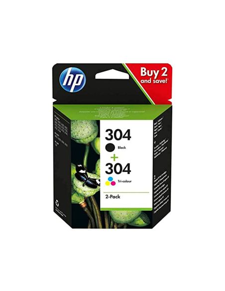 Ink-Jet Hp 304 3Jb05Ae Deskjet 2620 / 2630 / 3720 / 3730 / 3750 / 3760 / Envy 5010 / 5020 / 5030 Multipack