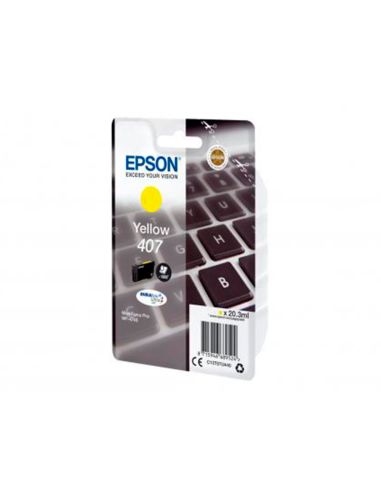 Ink-Jet Epson 407L Clavier Wf-4745 Series Amarillo 1900 Paginas