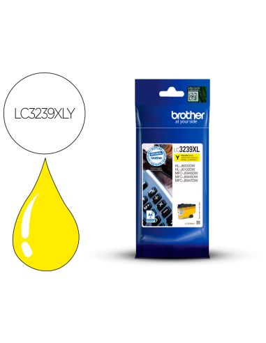 Ink-Jet Brother Lc3239Y Hl-J6000 / Mfc-J5945 / Mfc-J6945 / Mfc-J6947 Amarillo 5000 Paginas