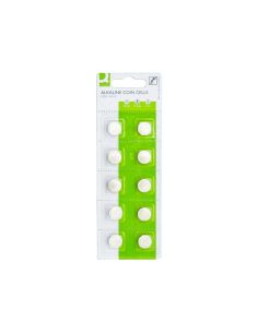 Pila Q-Connect Tipo Boton Alcalina Lr54 1.5V Blister De 10 Unidades 2