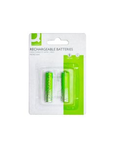 Pila Q-Connect Alcalina Aaa Recargable Blister De 2 Unidades 2