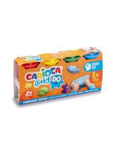 Pasta De Modelar Carioca Baby Dough Bote 75 G Set De 8 Colores Surtidos 2