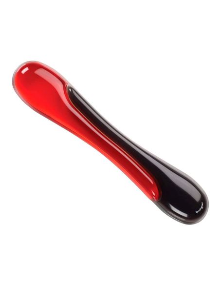 Reposamuñecas Kensington Duo Gel Teclado Color Negro/Rojo 240X182X25 Mm