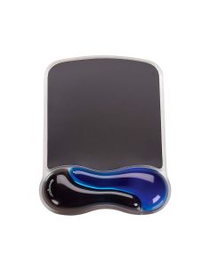 Alfombrilla Para Raton Kensington Duo Gel Con Reposamuñecas Color Negro/Azul 240X182X25 Mm