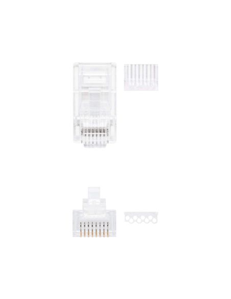 Conector Nanocable Rj45 8 Hilos Categoria 6