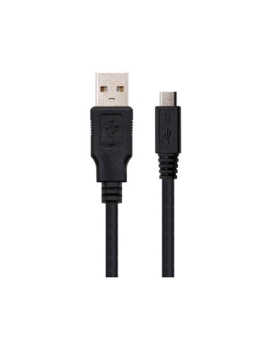 Cable Usb Nanocable 2.0 Tipo A/M-Micro Usb B/M Color Negro Longitud 0,8 M