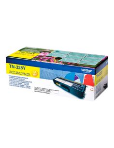 Toner Brother Laser Tn328Y Amarillo Alta Capacidad 6000 Paginas 2