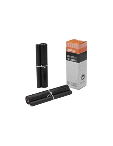 Repuesto Fax Brother Pc302Rf De Transferencia Termica Duracion 235 Paginas Pack De 2 Unidades