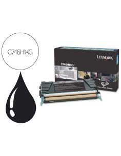 Toner Lexmark Laser C746H1Kg C746 / C748 Negro 12000 Paginas