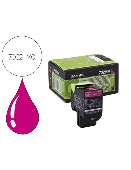 Toner Lexmark Laser 70C2Hm0 Cs310 / 410 Magenta 3000 Paginas