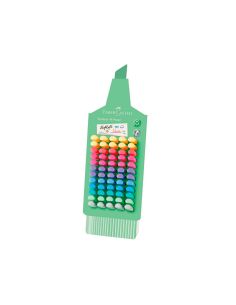 Rotulador Faber Castell Fluorescente Textliner 46 Pastel Expositor 60 Unidades Colores Surtidos 2