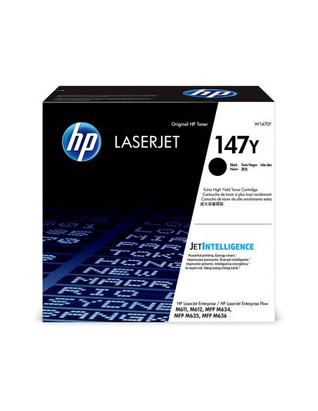 Toner Hp 147Y Enterprise M611Dn / M612Dn / M635Z / M636Z / M635H Mfp / M636Fh Mfp Negro 42000 Paginas