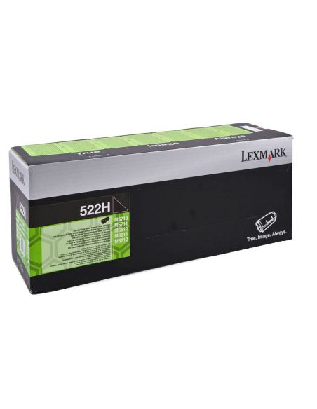 Toner Lexmark Laser 522He / 52D2H0E / Cx725De / Cs720De / Cs725De Negro 25000 Paginas