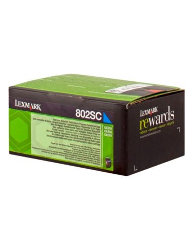 Toner Laser Lexmark 80C2Sce Cian 2000 Paginas