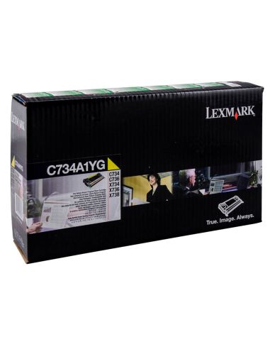 Toner Laser Lexmark C734 Amarillo 6000 Paginas