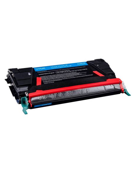 Toner Laser Lexmark C734 Cian 6000 Paginas