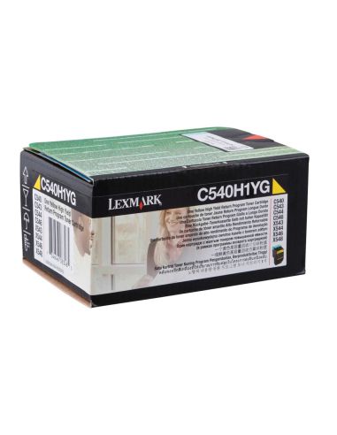 Toner Laser Lexmark C540H1Yg Amarillo C540/ 2000 Paginas