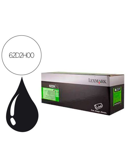 Toner Laser Lexmark 622H Negro