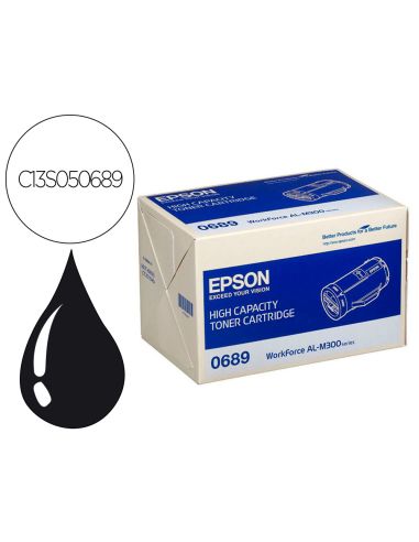 Ink-Jet Epson S050689 Al-M300Dn Negro 10000 Paginas