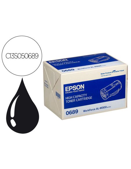 Ink-Jet Epson S050689 Al-M300Dn Negro 10000 Paginas