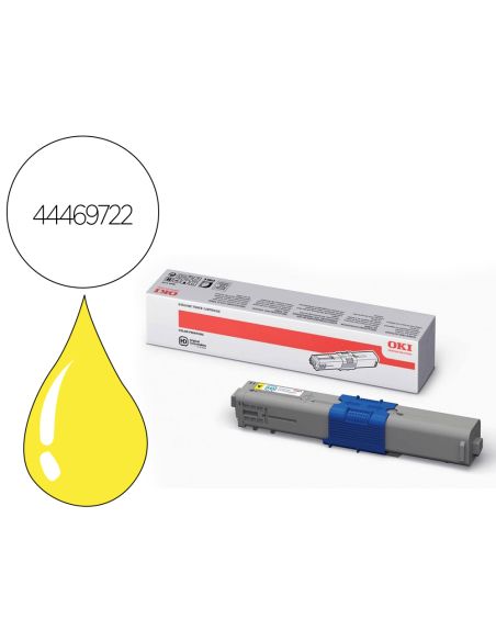 Toner Oki Laser Mc562/C511 Amarillo 5000 Paginas