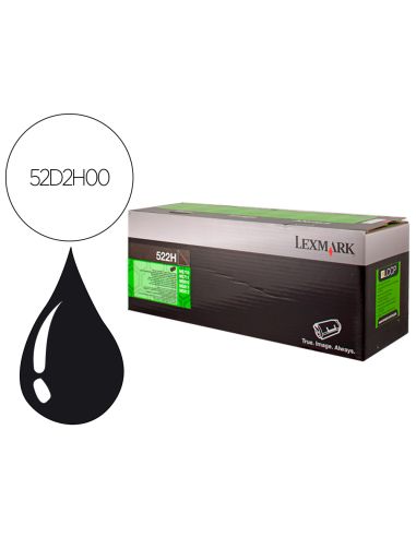 Toner Laser Lexmark 522H Negro