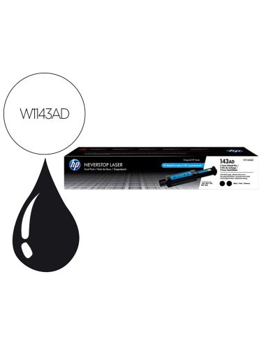 Toner Hp 143Ad Negro 2500 Paginas Pack De 2 Unidades