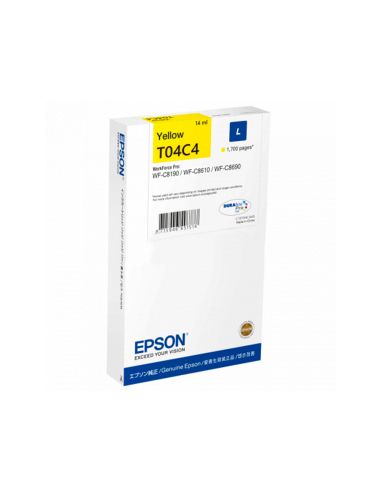 Ink-Jet Epson T04C4 Amarillo 1700 Paginas