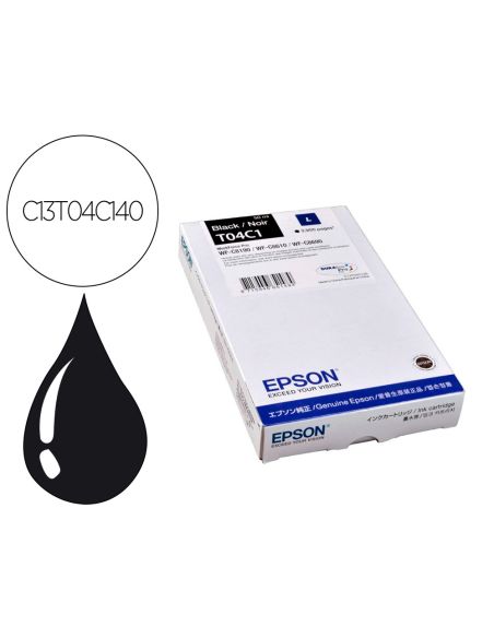 Ink-Jet Epson T04C1 Negro 2900 Paginas